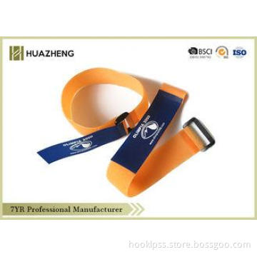 Self-locking Nylon Hook Loop Strap , Magic Fastener For Ele